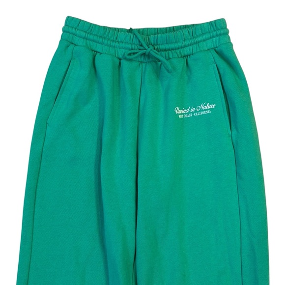 Women's Old Navy Kelly Green Jogger Sweatpants EUC Size XS - Picture 2 of 4